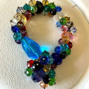 Colourful Glass Stones Bracelet.